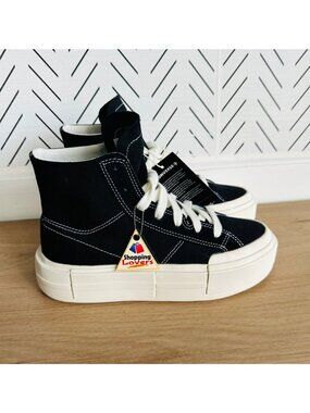 ⭐Converse Chuck Taylor All Star Cruise HI Sz 9 Men Shoes Sneakers Black A04689C⭐